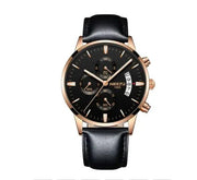 Introducing the Epitome of Elegance: The Men's Luxurious Gold Wristwatch!