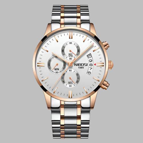 Introducing the Epitome of Elegance: The Men's Luxurious Gold Wristwatch!
