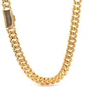 LAZRIN Premium Silver Moissanite Cuban Chain