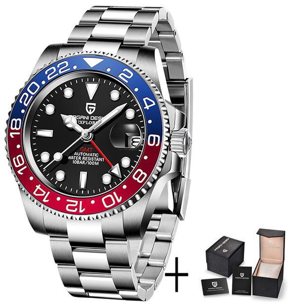 Men's Automatic Mechanical Stainless Steel Watch