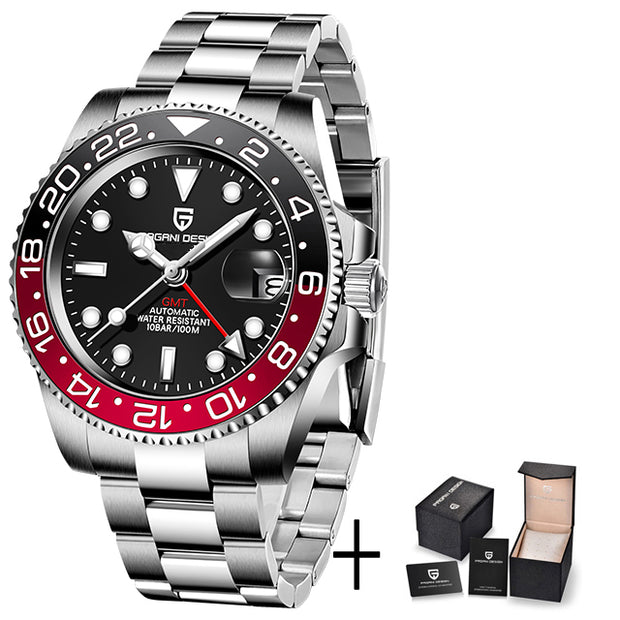Men's Automatic Mechanical Stainless Steel Watch