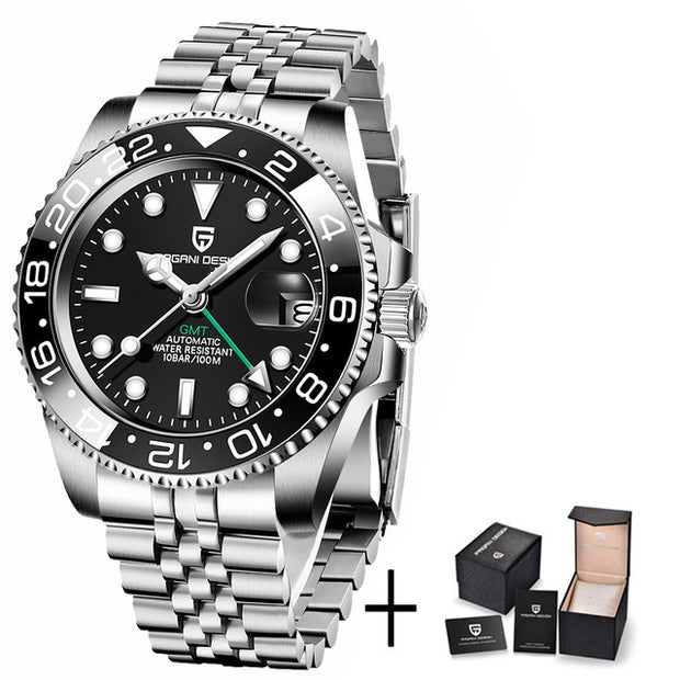 Men's Automatic Mechanical Stainless Steel Watch