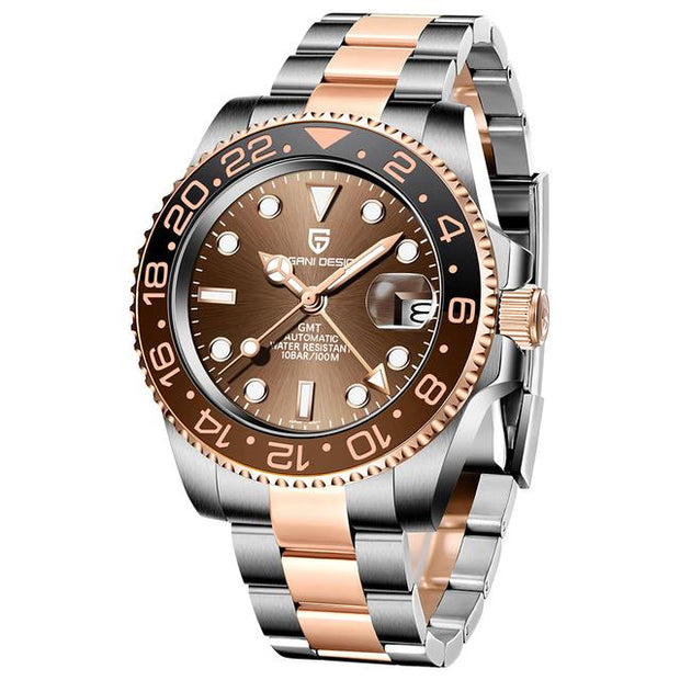 Men's Automatic Mechanical Stainless Steel Watch