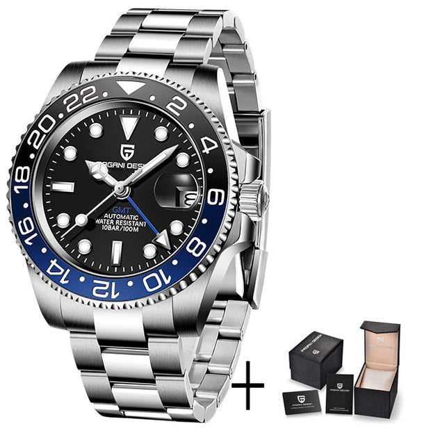 Men's Automatic Mechanical Stainless Steel Watch