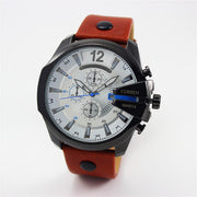 Men's Fashion & Casual Quartz Wristwatch with Leather Band
