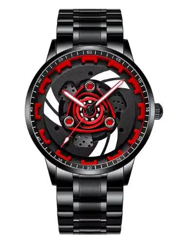 Men's Waterproof Motorcycle Rim Wristwatch