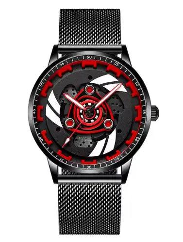 Men's Waterproof Motorcycle Rim Wristwatch