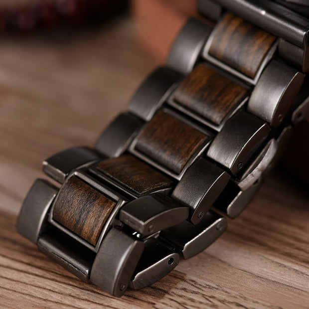 Men's Wooden Stylish Quartz Watch