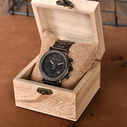 Men's Wooden Stylish Quartz Watch
