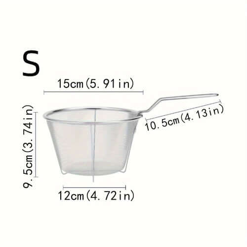 Multifunctional Foldable Stainless Steel Colander for Kitchen Use