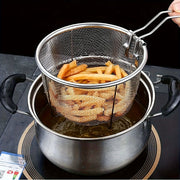 Multifunctional Foldable Stainless Steel Colander for Kitchen Use
