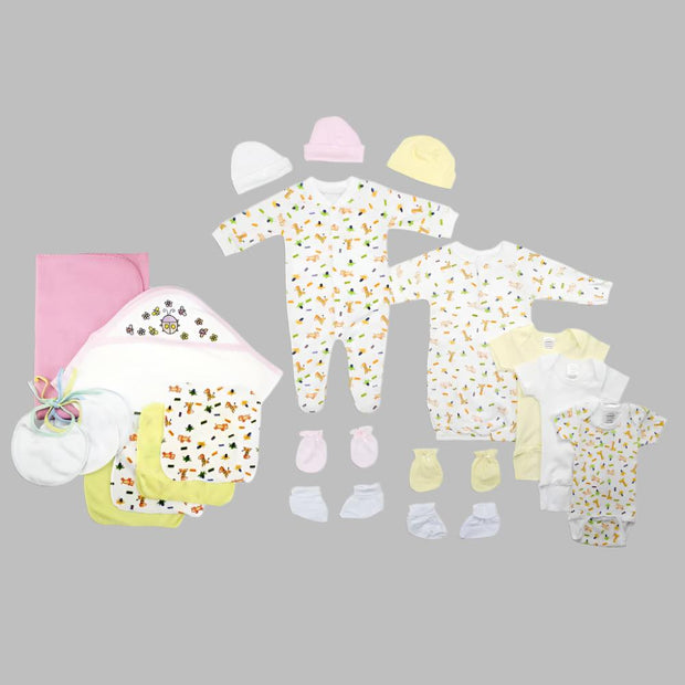 Newborn Baby Girls 21 Pc Layette Baby Shower Gift