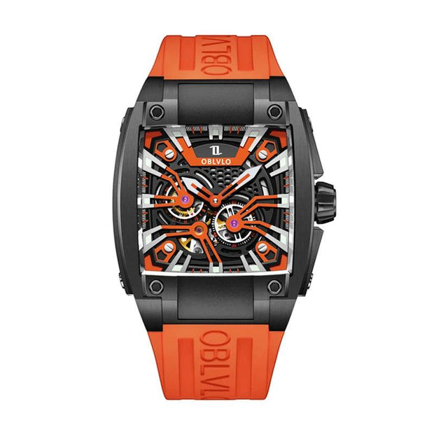 OBLVLO King Kong series Men Sport Watch Sapphire Glass Luminous Waterproof Watches Men Mechanical Automatic Watches