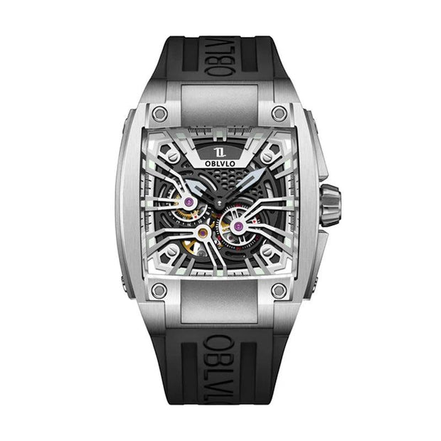 OBLVLO King Kong series Men Sport Watch Sapphire Glass Luminous Waterproof Watches Men Mechanical Automatic Watches