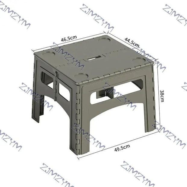 Outdoor Folding Table Portable Camping Plastic Table Set Simple Table Picnic Equipment Supplies