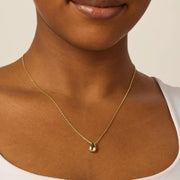 PAVOI 14K Gold Plated Pear Necklace | Stylish Dainty Gold Jewelry for Women