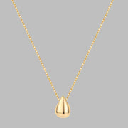 PAVOI 14K Gold Plated Pear Necklace | Stylish Dainty Gold Jewelry for Women