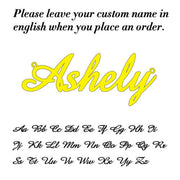 Personalized Name Necklace with Box Chain - Custom Handmade Jewelry