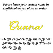 Personalized Name Necklace with Box Chain - Custom Handmade Jewelry