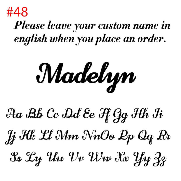 Personalized Name Necklace with Box Chain - Custom Handmade Jewelry