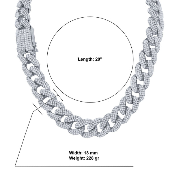 STALLION Cuban Link Chain – Unmatched Iced-Out Brilliance