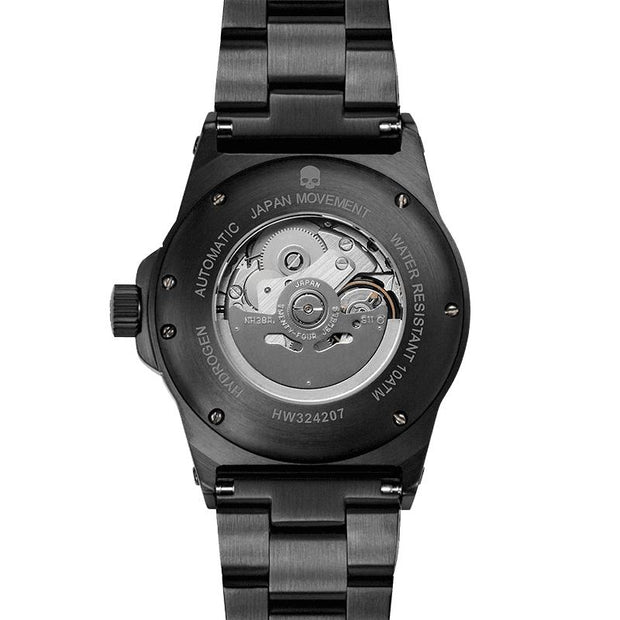 Sportivo Chronograph Watch – Black & Rose Gold Finish