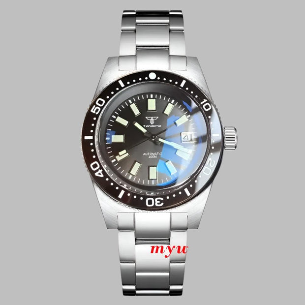 Tandorio 62MAS 41mm Automatic Dive Watch – PT5000 / NH35A Movement | 300M WR | Sapphire | Ceramic Bezel