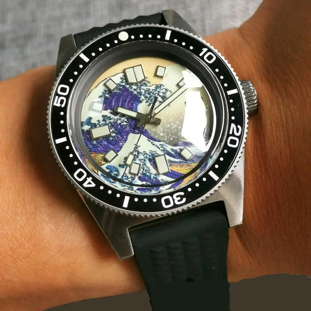 Tandorio 62MAS 41mm Automatic Dive Watch – PT5000 / NH35A Movement | 300M WR | Sapphire | Ceramic Bezel