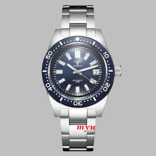 Tandorio 62MAS 41mm Automatic Dive Watch – PT5000 / NH35A Movement | 300M WR | Sapphire | Ceramic Bezel