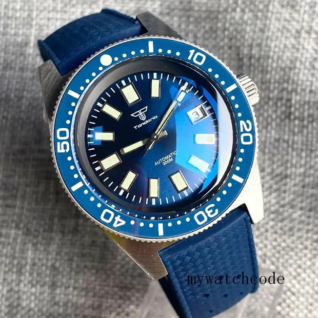 Tandorio 62MAS 41mm Automatic Dive Watch – PT5000 / NH35A Movement | 300M WR | Sapphire | Ceramic Bezel