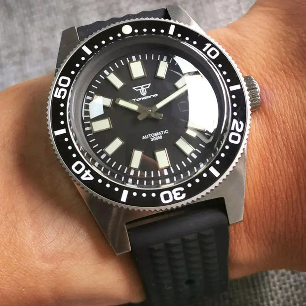 Tandorio 62MAS 41mm Automatic Dive Watch – PT5000 / NH35A Movement | 300M WR | Sapphire | Ceramic Bezel