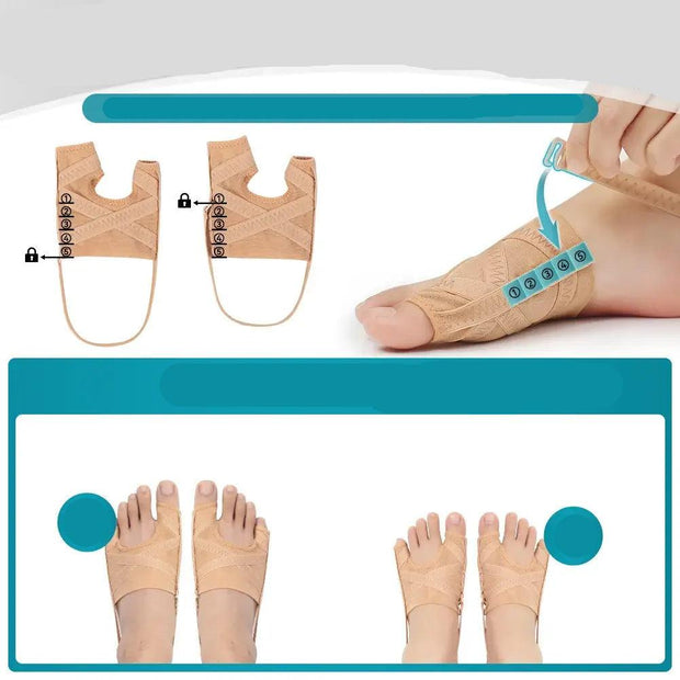Targeted Bunion Relief with Tech Love Corrector Socks: All-Day Relief for Big Toe and Tail Toe