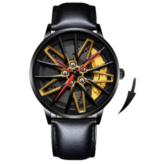 Unique Rotating Dial Watch for Men | Modern Stainless-Steel Timepiece
