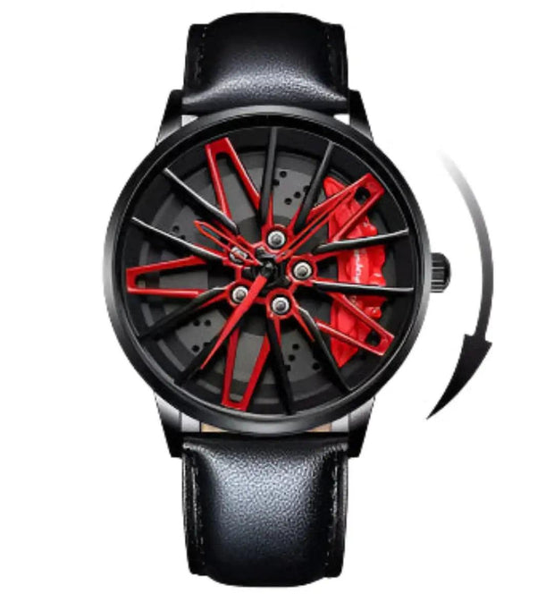 Unique Rotating Dial Watch for Men | Modern Stainless-Steel Timepiece