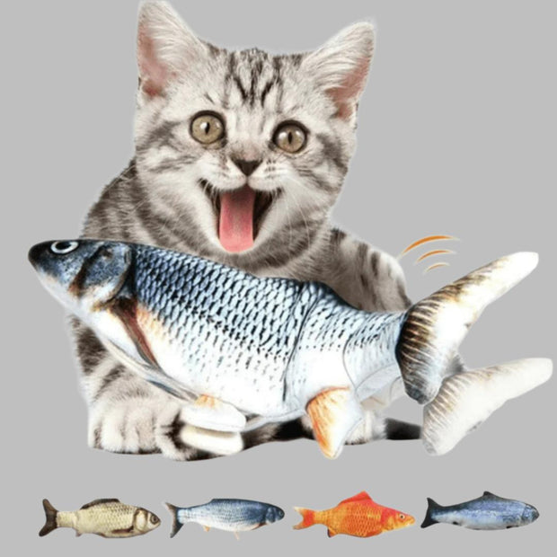Unleash Your Cat's Inner Hunter with the Flipping Fish!
