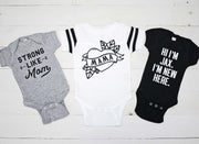Welcome Baby Boy with Adorable Bodysuit Set - Customizable Name Option