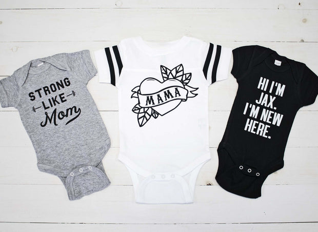 Welcome Baby Boy with Adorable Bodysuit Set - Customizable Name Option