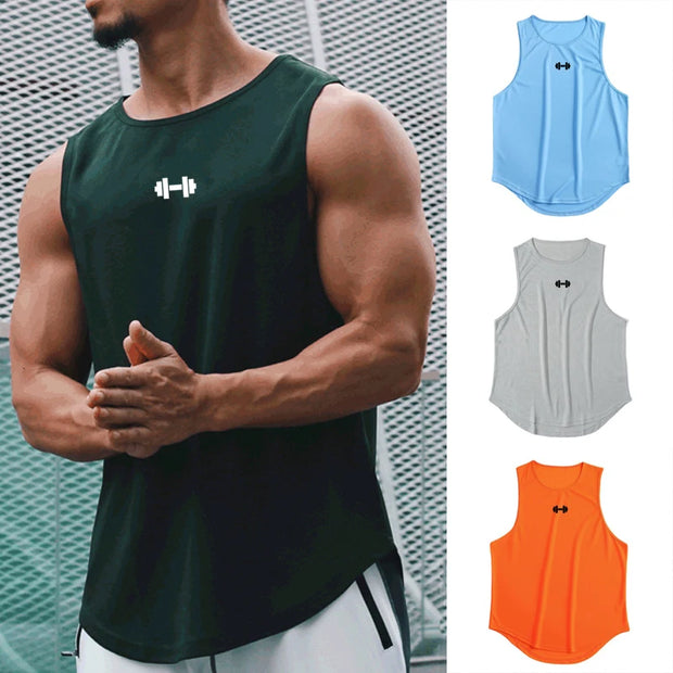 Men’s Summer Gym Tank Top – Sleeveless Muscle Shirt for Workouts, Training & Fitness-Shoppers Preferred Choice