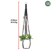 Handmade Plant Hanger Baskets Flowerpots/Hanging Balcony Decoration Knotted lifting Rope-Shoppers Preferred Choice