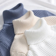 2025 Women Turtleneck Sweater Knitted Soft Pullovers Cashmere Jumpers Basic Solid Soft Sweaters Women Autumn Winter Casual Top