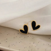 IFYOUOO Vintage Small Heart Earrings for Women Fashion Jewelry Gift Delicate Girly sweet Earrings Girls-Shoppers Preferred Choice