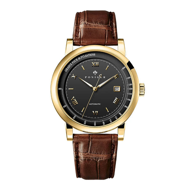 Poniger Men's Luxury Mechanical Automatic Watch – Waterproof Dress Wristwatch for Men-Shoppers Preferred Choice