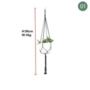 Handmade Plant Hanger Baskets Flowerpots/Hanging Balcony Decoration Knotted lifting Rope-Shoppers Preferred Choice