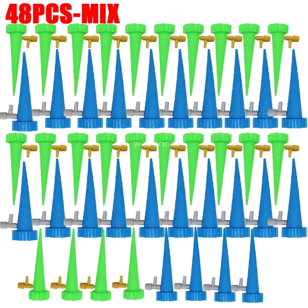 Automatic Drip Irrigation System Self Watering Spike For Flower Plants Greenhouse Garden Adjustable Auto Water Dripper Device