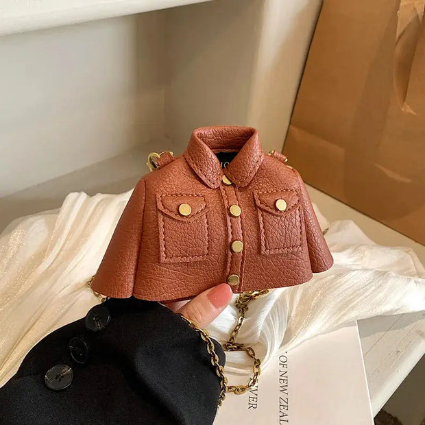 Women’s Motorcycle Style Sling Bag – Mini Crossbody Purse with Lipstick Pouch & Shoulder Strap-Shoppers Preferred Choice