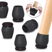 8PCS Chair Leg Floor Protector Foot Cover Diagonal with Thick Wrap Felt Pads Silicone Furniture Table Feet No Scratches for Desk-Shoppers Preferred Choice