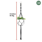 Handmade Plant Hanger Baskets Flowerpots/Hanging Balcony Decoration Knotted lifting Rope-Shoppers Preferred Choice
