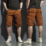 Men’s Oversized Cargo Shorts – Vintage Harajuku Style with Pockets, Big & Tall Sizes-Shoppers Preferred Choice