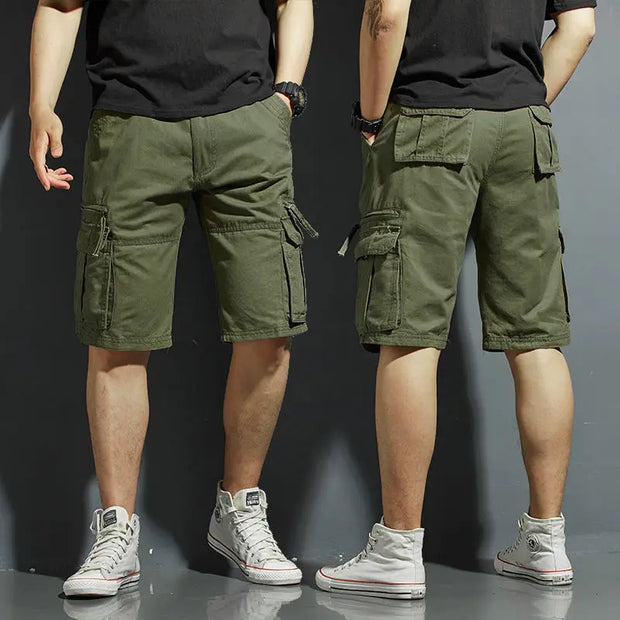 Men’s Oversized Cargo Shorts – Vintage Harajuku Style with Pockets, Big & Tall Sizes-Shoppers Preferred Choice