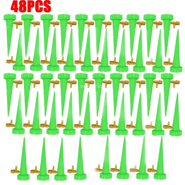 Automatic Drip Irrigation System Self Watering Spike For Flower Plants Greenhouse Garden Adjustable Auto Water Dripper Device